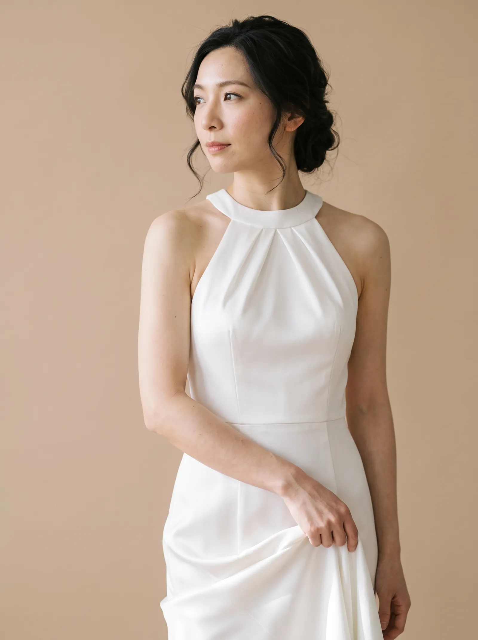 Ingrid wedding gown, bodice - turned into the light