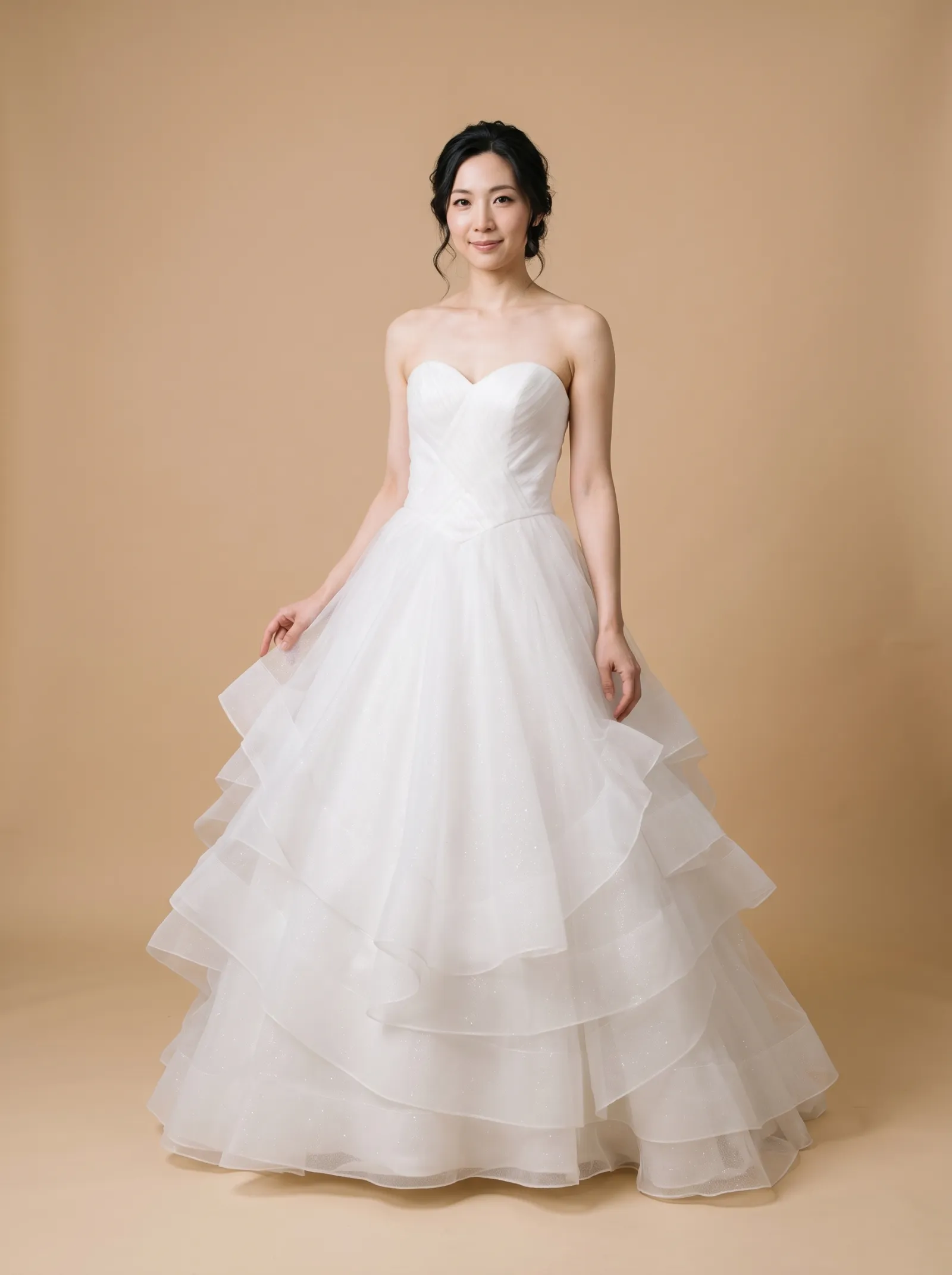Stella wedding gown, front full-length