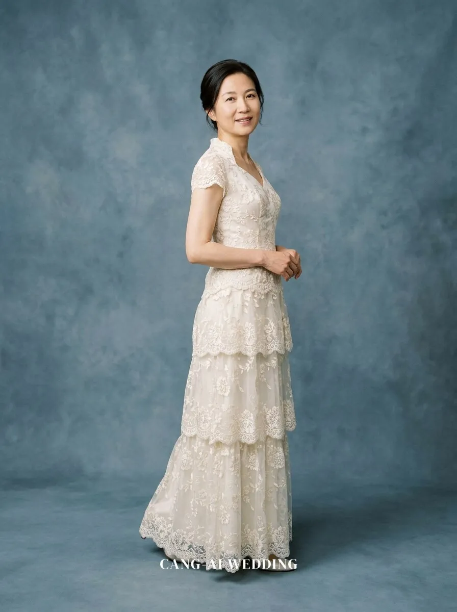 mother_gown_78 - Pausing mid-step in quiet grace